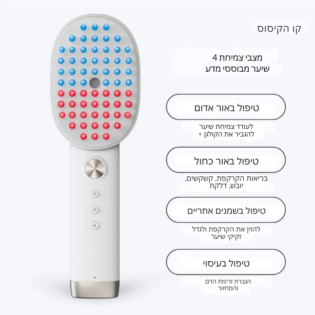 TheraBrush™ מברשת לייזר לצמיחת שיער + סרום קרקפת חינם