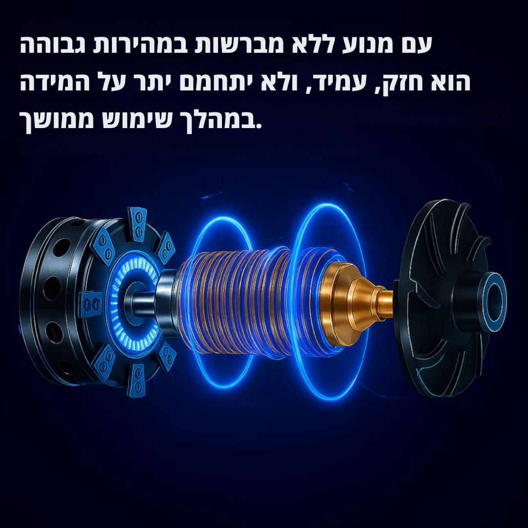 AirStorm Blower™ – מפוח אלחוטי לניקוי קל וללא מאמץ