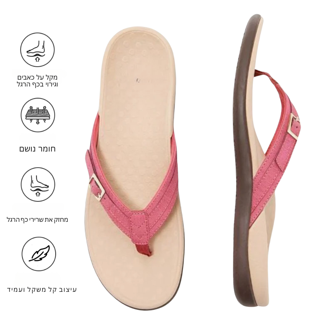 Solvara™ – סנדלי קיץ אורטופדיים לנוחות והקלה