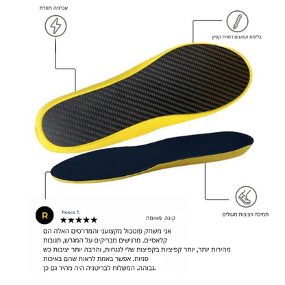 OrthoBoost™ – מדרסים אורטופדיים מתקדמים לביצועים גבוהים