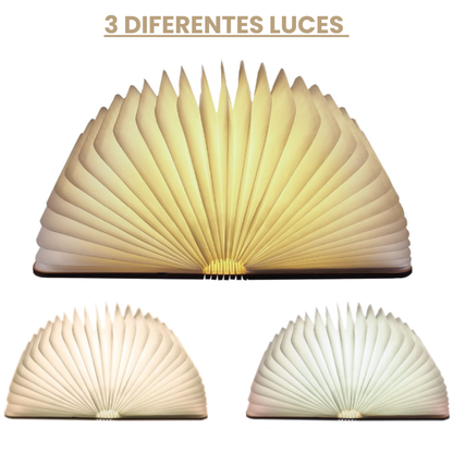 Lámpara Mágica con Forma de Libro