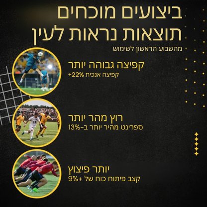 OrthoBoost™ – מדרסים אורטופדיים מתקדמים לביצועים גבוהים