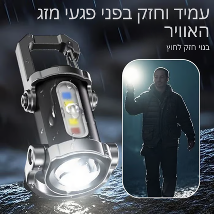 Kelight™ – פנס מיני על מחזיק מפתחות 1200lm עמיד למים