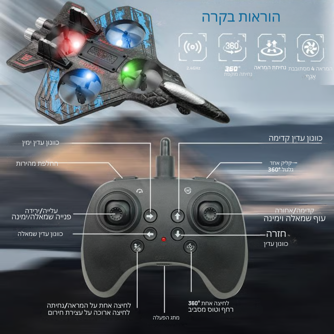 AeroStar™ – רחפן ג’ט מהיר לחוויית טיסה עוצרת נשימה