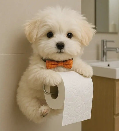 PawRoll™ – מחזיק נייר טואלט דקורטיבי בדמות כלב
